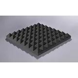 akupur Schaumstoffpyramidenplatte anthrazit 40 x 40 cm, 70 mm hoch