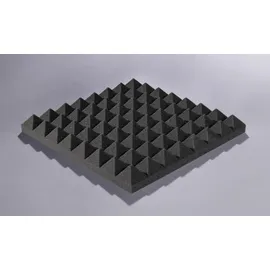 akupur Schaumstoffpyramidenplatte anthrazit 40 x 40 cm, 70 mm hoch