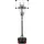 vidaXL Basketballständer Transparent 216-250 cm