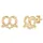 Glanzstücke München Ohrstecker Isar Chic gelbgold 50084614