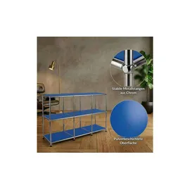 Floordirekt Concept Epure MK-018 Standregal 116 x 40 x 82 cm Blau