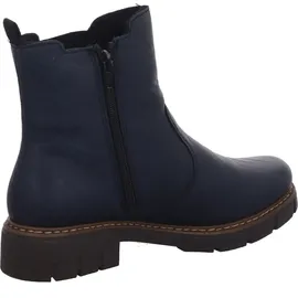 Rieker Damen Chelsea Boots Z3561, Frauen Stiefeletten,Booties,halbstiefel,Kurzstiefel,uebergangsschuhe,uebergangsstiefel,blau (14),41 EU / 7.5 UK