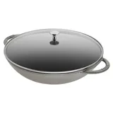Staub Wok 37 cm, mit Deckel