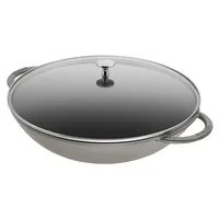 Staub Wok 37 cm, mit Deckel
