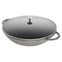 Staub Wok 37 cm, mit Deckel