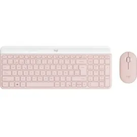 Logitech MK470 Slim Wireless Combo ES Set rosa