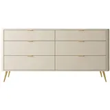 Selsey Kommode mit sechs Schubladen, 172x84x38 cm Wohnzimmer, Kommoden - Sideboards, Kommoden