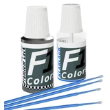 F1COLORS Lackstift Set für Mercedes 497 CUPRITBRAUN MET 2x20ml inkl. Tupfer #506