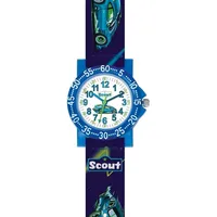 Scout The IT-Collection 280375033 Quarzuhr Gehäusefarbe schwarz Armbandtyp Silikonarmband Armbandfarbe blau