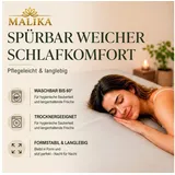 Malika Spannbettlaken aus 100% Baumwolle, 120x200, Beige, Jersey Baumwolle, Gummizug: Ja, (1 Stück), Allergikergeeignet, Pflegeleicht und Atmungsaktiv beige 120 cm x 200 cm