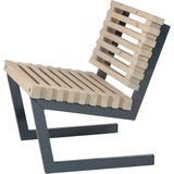 PLUS Siesta Stuhl (1-St), 80x49/69x43/75 cm