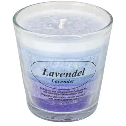 Kerzenfarm Hahn Duftkerze Lavendel im Glas