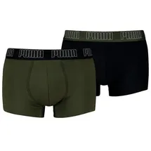 Puma Herren Unterhose EVERYDAY TRUNK 2P, FOREST NIGHT, S