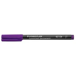 Folienstift Lumocolor F violett permanent