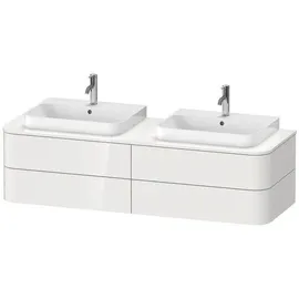 Duravit Waschtischunterschrank Happy D.2 Plus 160x55cm, f K, 4 AZ, f AWT, bs, Tau matt