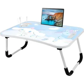 luxuskollektion Laptop-Tisch Cartoon-Tragbar Betttablett klappbare Beine Blau - Blau