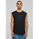 URBAN CLASSICS Open Edge Sleeveless Tee schwarz 3XL