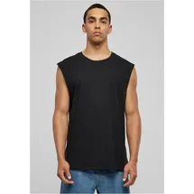 URBAN CLASSICS Open Edge Sleeveless Tee schwarz 3XL