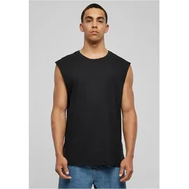 URBAN CLASSICS Open Edge Sleeveless Tee schwarz 3XL