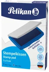 Preisvergleich Produktbild Stempelkissen Gr.2E blau PELIKAN 337709  7x11cm