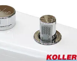 Koller Handbrause mit Restwasserabführung Upgrade