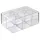 Mepal Teedose rechteckig mit 6 Fächer 21,7x14,8x8,5cm transparent