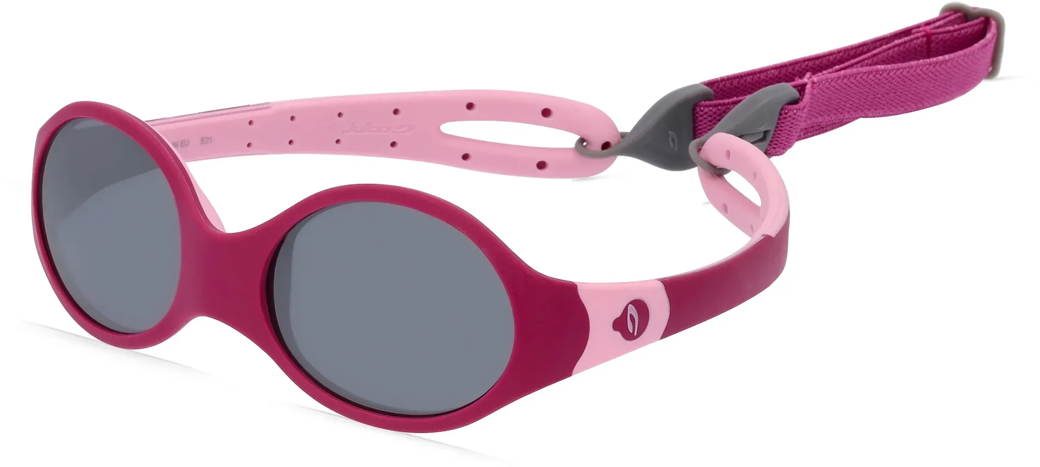 Julbo LOOP M J533 Kinder-Sonnenbrille Vollrand Oval Kunststoff-Gestell, pink
