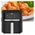 casativo Heissluftfritteuse CH9693 6,5 l schwarz/silberfarben