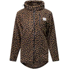 Eivy Damen Techlight Ziphood Fleece Jacke, Leopard, L EU