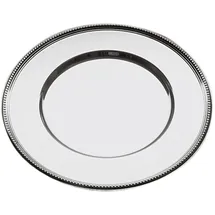 APS 36233 Platzteller, Ø 33 cm, Edelstahl 18/8 hochglanzpoliert, mit Fadendekor