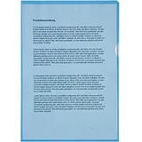 SOENNECKEN Sichthülle 1514 DIN A4 PP blau 100 St./Pack.
