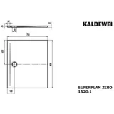 Kaldewei Superplan Zero 1520-1