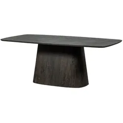 Esstisch Leah aus Holz 200x105 cm, Dunkelbraun