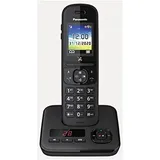 Panasonic KX-TGH720FRB DECT Digitales Telefon, kabellos, Anrufbeantworter, Basis und Mobilteil, Freisprecheinrichtung, Anruferkennung, Blockierung unerwünschter Anrufe, LCD-Farbdisplay, Schwarz