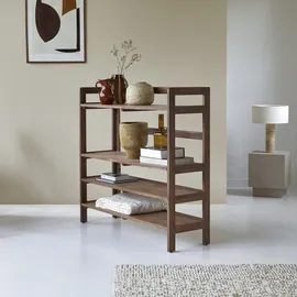 Tikamoon Kinderbücherregal Esmée 110 x 105 cm Walnuss geölt braun