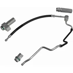 VEMO Niederdruckleitung, Klimaanlage Original Qualität Klimaanlage,Hochdruck-/Niederdruckleitung,  für SKODA VW SEAT AUDI VAG 1J1820743E 1J1820743D V1