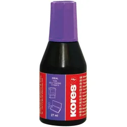 Kores Stempelfarbe, Inhalt: 27 ml, violett