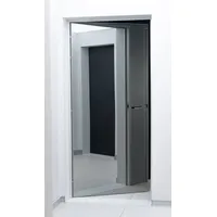 Spiegeltür flächenbündige Innentür mit Spiegel und Aluminiumzarge Komplettset
