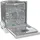Gorenje G400 GI643D90X Einbau-Geschirrspüler (teilintegrierbar, 598 mm breit, Edelstahl)
