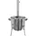 Grillpeter Grillplatte 40 x 40 cm Edelstahl Silber