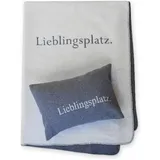 David Fussenegger Kissenbezug Silvretta Lieblingsplatz 40 x 60 cm Grau