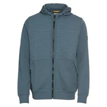 CAMEL ACTIVE Sweatjacke blau unifarben, blau, Herbst/Winter 2025/2026