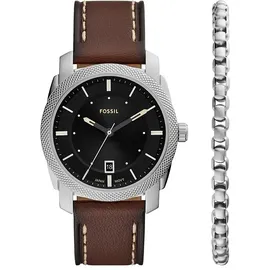 Fossil Uhren-Set Machine Geschenkset - Gr. unisize - in Silber - für Damen