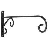 GURU-SHOP Wandarm aus Eisen, Wandhalter, Wandhaken für Aussensterne, Weihnachtssterne, Aussenleuchten - Wandhalterung, 21x2x50 cm