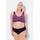 Ulla Popken Damen große Größen Übergrößen Plus Size Entlastungs-BH, ohne Bügel, Baumwolle helle Pflaume 85E 838570839-85E - 85E