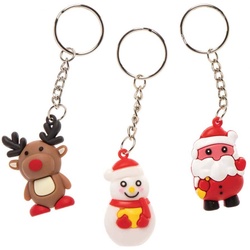 Weihnachts-Schlüsselanhänger (pro Set 6) Bastelaktivitäten zu Weihnachten