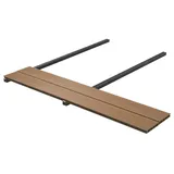 Terrassendiele 30 pcs Teakfarbe WPC - Braun