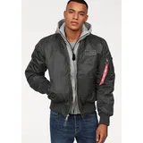Alpha Industries Ma-1 D-tec Jacke Black / Black M
