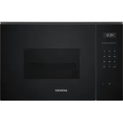 Siemens BE555LMB1, iQ500, Einbau-Mikrowelle, 59 x 38 cm, Schwarz, Edelstahl