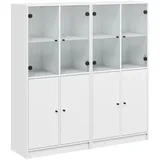 vidaXL Bücherschrank mit Türen 136x37x142 cm Holzwerkstoff